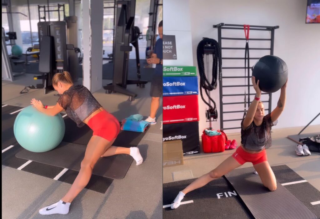 Aryna Sabalenka's incredible training!