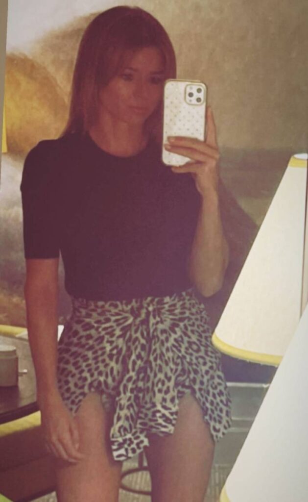Camila Giorgi Is A Dream In This Leopard Print Miniskirt