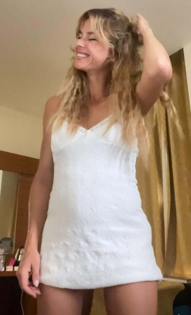 Camila Giorgi In White Underwear Already Feels Like At Wimbledon!