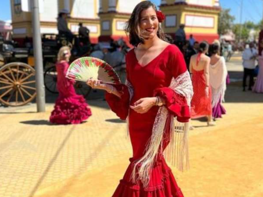 Garbine Muguruza Is Very Sensual In Seville With A Fiery Red Outfit!