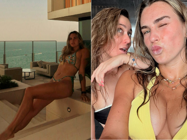 Sabalenka E Badosa In Bikini