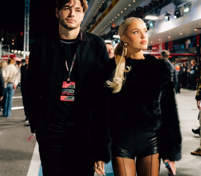 Taylor Fritz And Girlfriend Morgan Riddle Shine At F1 Las Vegas Grand Prix