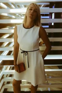 Anastasia Pavlyuchenkova White Dress