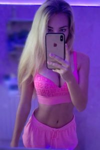Angelina Dimova pink lingerie