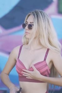 Angelina Dimova sexy bra