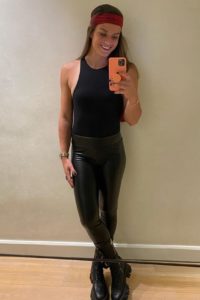 Maria Sakkari Leather Pants