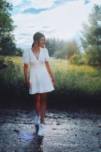 Tsveti Pironkova White Dress
